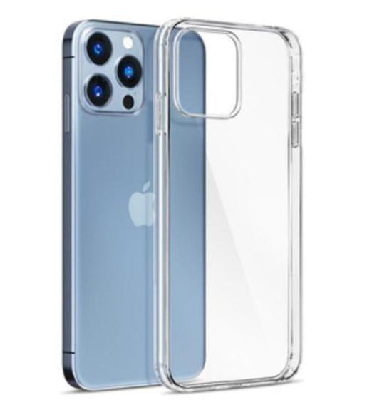 Backcover hoesje Impact Silicon - Transparant (iPhone 15 Pro)