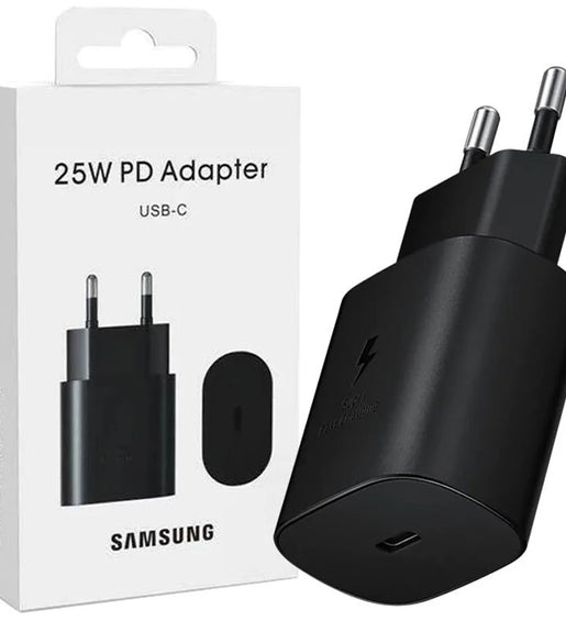 Samsung Fast Charger - Type C 25w - Zwart - Origineel