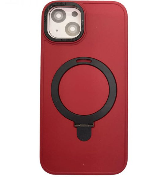 iPhone 11 Magsafe Ring en Standaard Hoesje - Rood