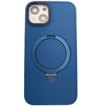 iPhone 11 Magsafe Ring en Standaard Hoesje - Blauw